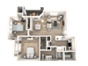 The Presley at Whitney Ranch Apartments Jailhouse Rock Floor Plan